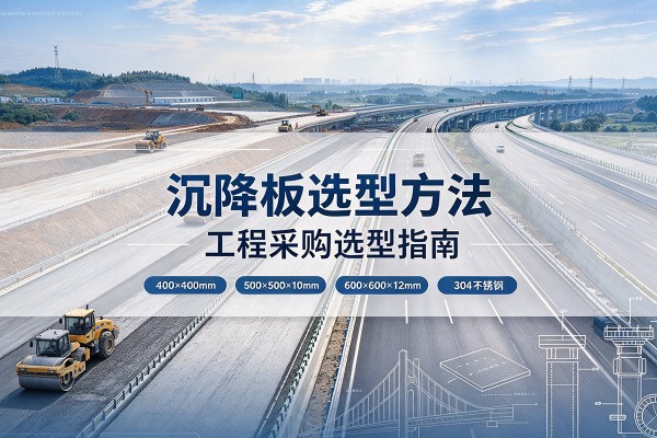 淳化沉降板选择方法