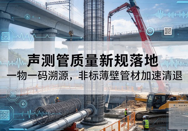 淳化声测管质量新规落地，一物一码溯源，非标薄壁管材加速清退