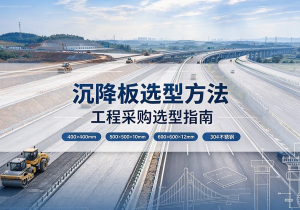 淳化沉降板选择方法